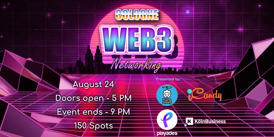 Cologne Web3 Networking by Flying Sheep, iCandy, Playades, and KölnBusiness