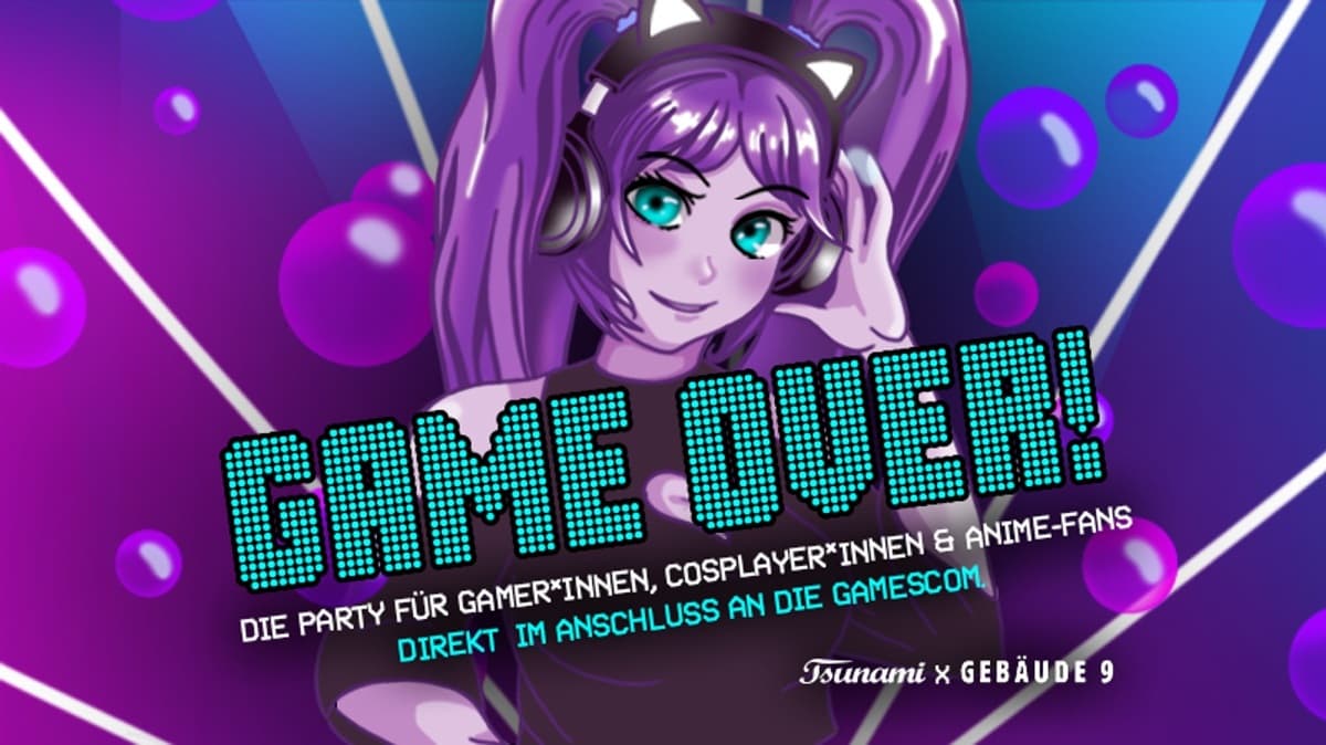 GAME OVER! - Die Party für Gamer*innen , Cosplayer*innen & Anime-Fans